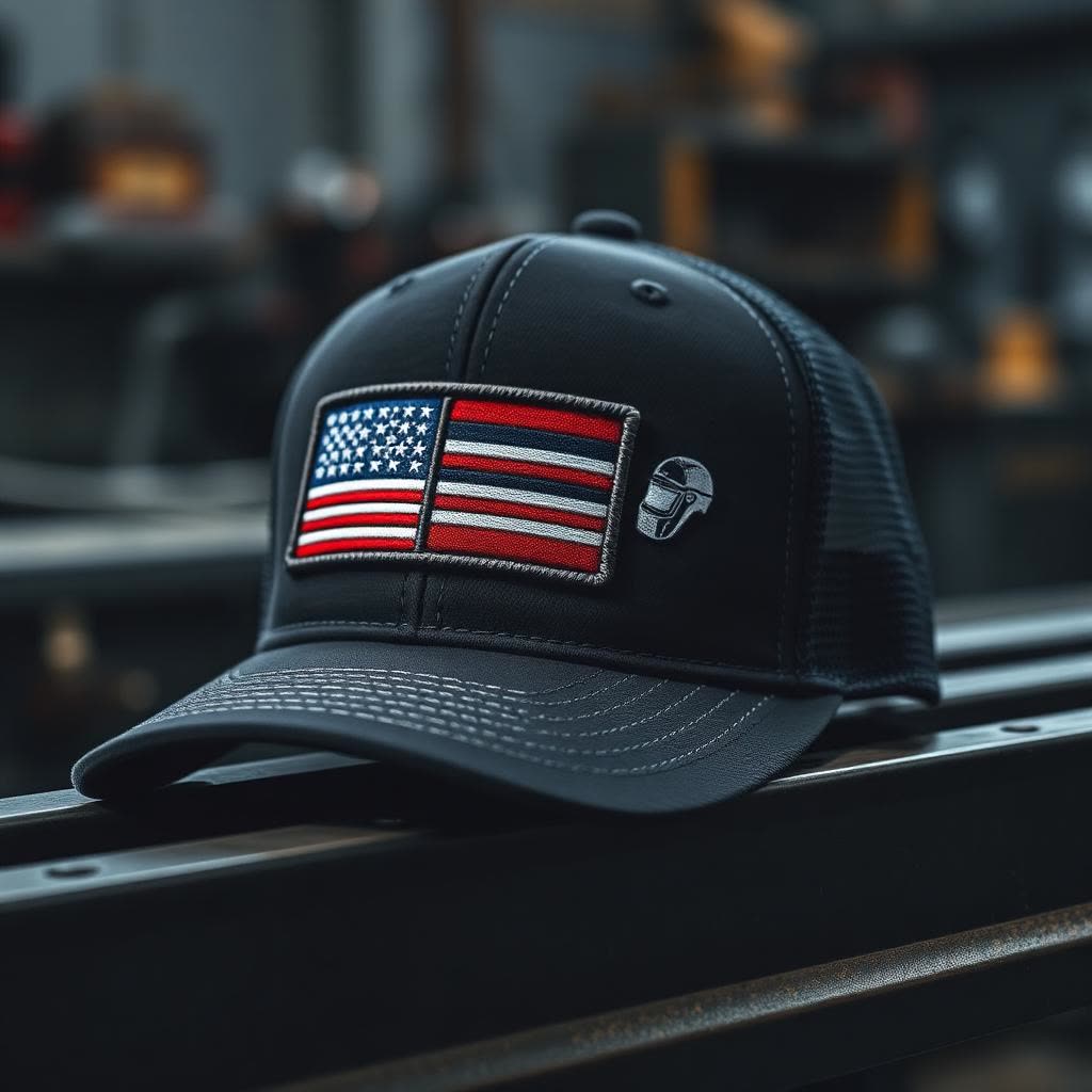 Patriotic Welder Snapback Cap